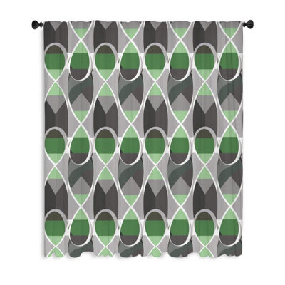 Dhanpat Sheer Curtain Single Panel