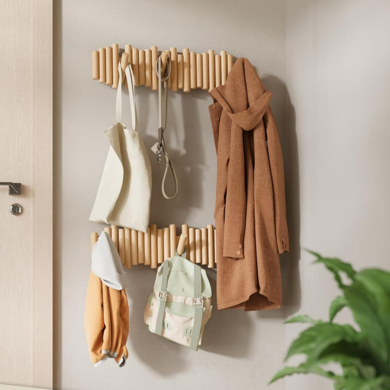 Freestanding 6 - Hook Coat Rack