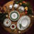 Noritake Holly and Berry Gold 12-Piece Dinnerware Set, Servicer For 4