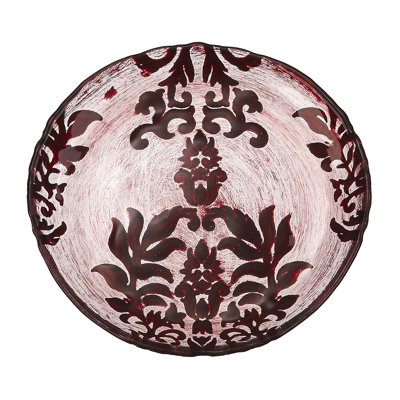 6.5" Damask Canape Plate