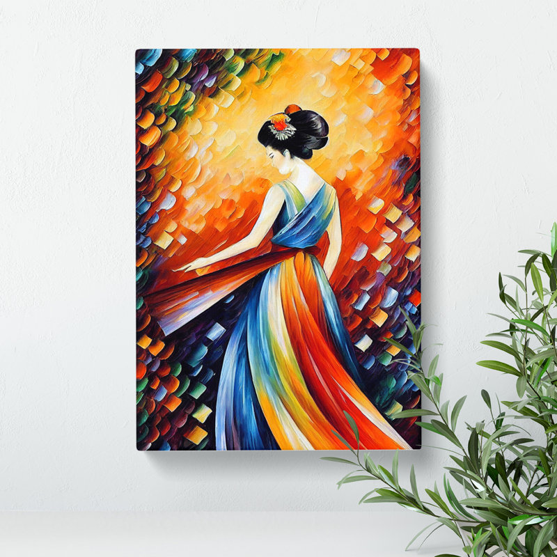 Portrait Of A Geisha No.7 - Wrapped Canvas, 76cm H x 50cm W x 3cm D