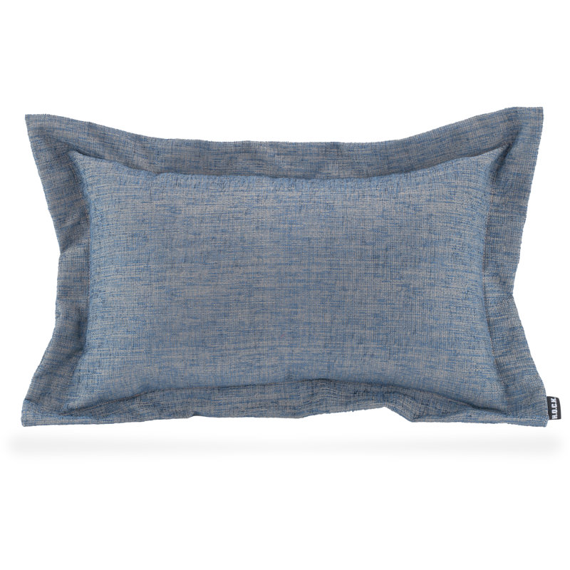 Addicted Rectangular Cushion, Light blue