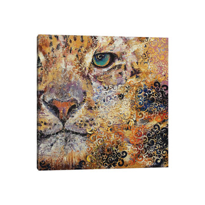 Leopard Dynasty by Michael Creese - Wrapped Canvas Painting