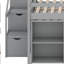 Lit mezzanine avec bureau d'écriture rétractable et tiroirs-516912052