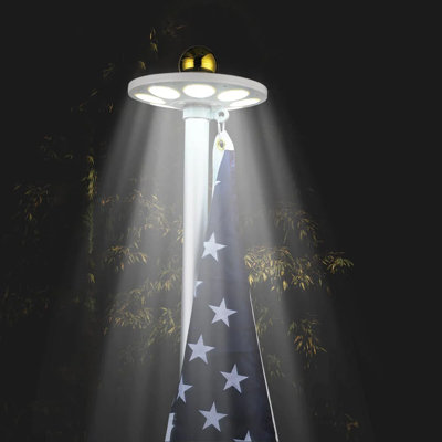 Flagpole Light Topper Hole 11/16" 136LED