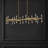 Mazelina 26 - Light Dimmable Modern Linear Chandelier