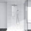 Système de douche mural double 12 po avec valve brute 12 po-60193137