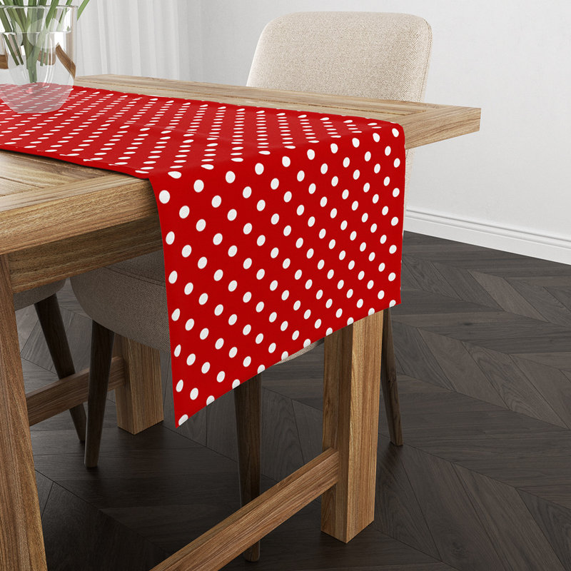 SkeltinCleveland Polka Dots Table Runner