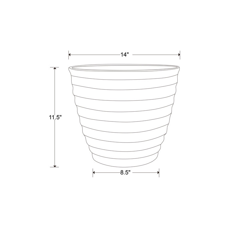 Beehive Pot Planter, Navy
