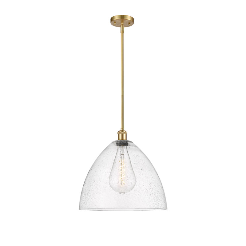 Angeliz 1 - Light Single Pendant, No Bulb Included, 49.75" H x 16" W x 16" D, Satin Gold
