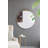 36" X 39" Classic Round Mirror With Baroque-inspired Frame - Lean Against Wall For Bathroom & Entryway Console-1905850522