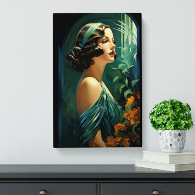 Art Woman Classicism - Print on Canvas