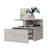 Macadamia 2-Tier Floating Nightstand With Shelf – Stylish And Functional Bedside Table-1583557778