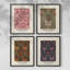 "William Morris XVIII", 4 pièces sur papier-98856986-98856987