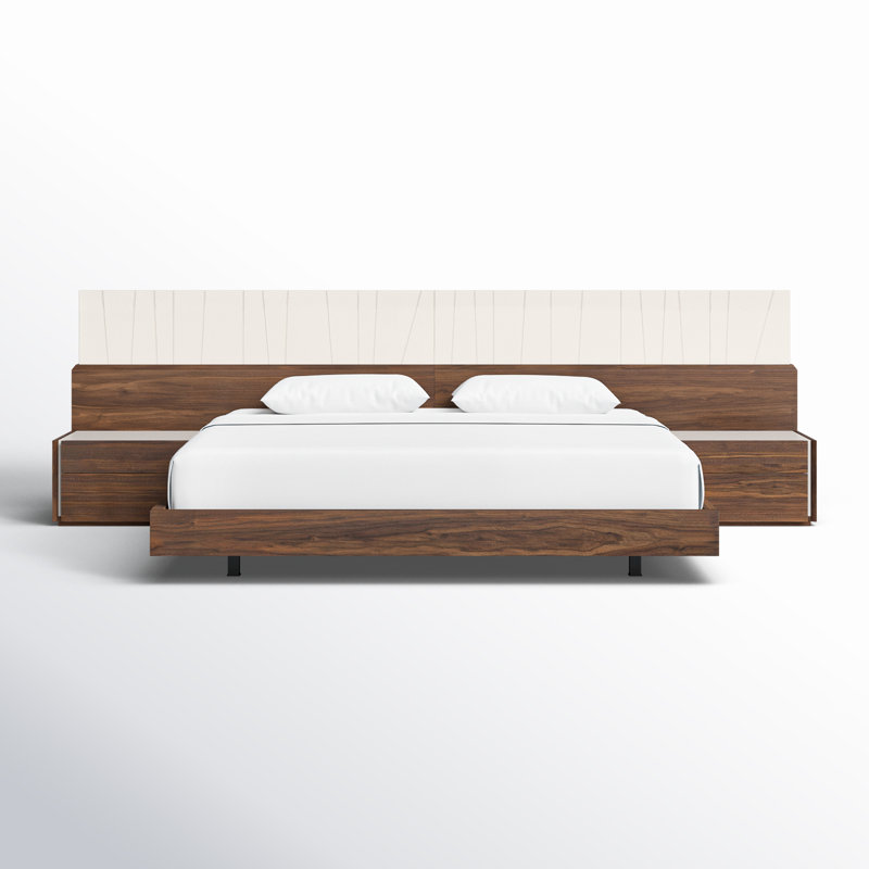 Mcgruder Panel Bed, King, Walnut