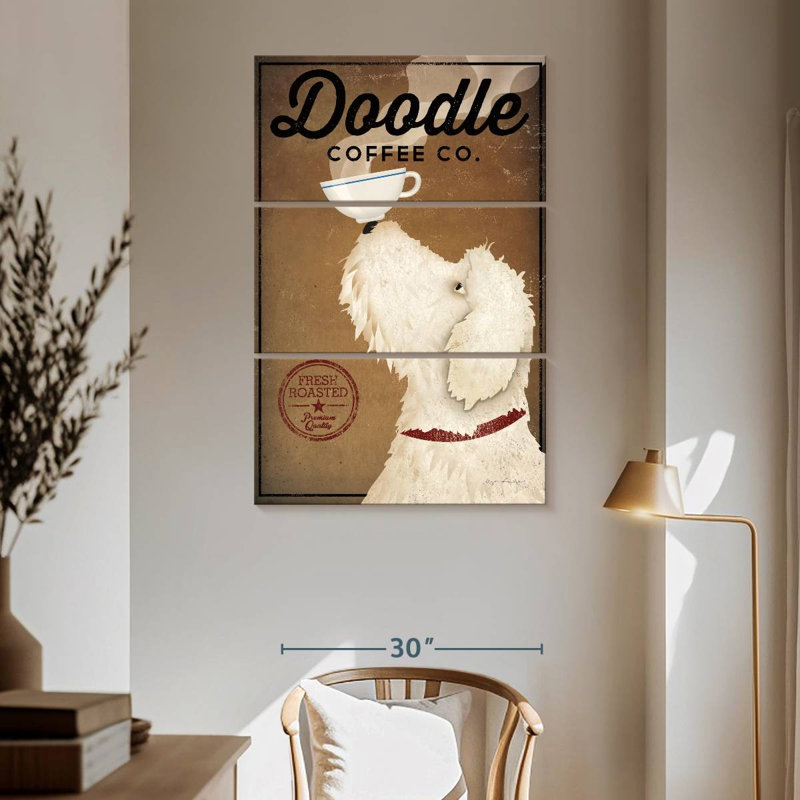 Brampt Doodle Coffee, 65" H x 42" W