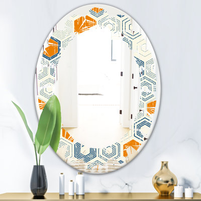 Miroir mural Hexagon