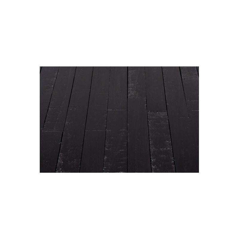Suri Solid Wood Coffee Table, 32" H x 32" L x 32" W, Black