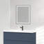 Miroir de salle de bain en verre trempé sans cadre à DEL avec deux bandes à DEL avant et arrière-1706287220