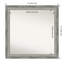 Miroir mural de salle de bain non biseauté argenté 22,5 po x 28,5 po Waveline-1122084103