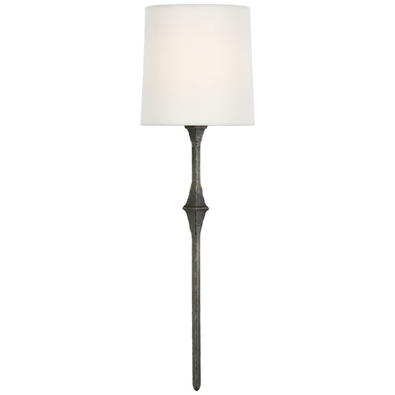 Dauphine 1 - Light Wallchiere, Aged Iron, Fabric