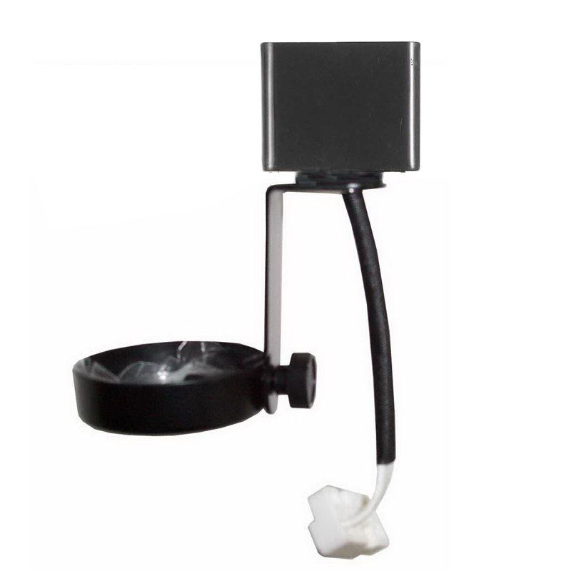 Luminaire sur rail Cal Lighting 50 W, fini noir, hauteur 12 cm, douille G8, 120 V, H 4,7 po x l 2,8 po x P 3,4 po, Noir