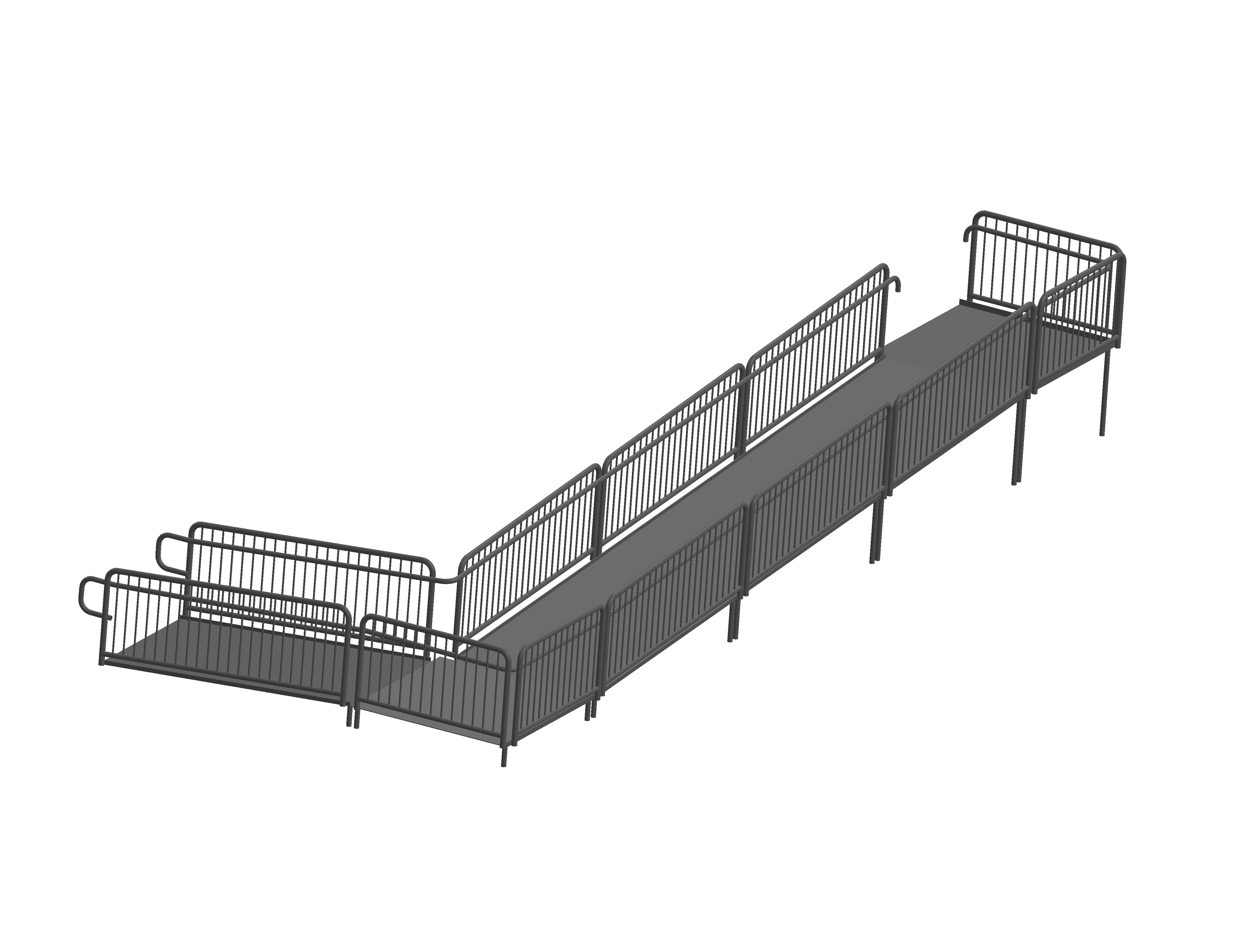 Package Ramping AmTab Manufacturing Corporation Stage Ramp 34' x 13', 32