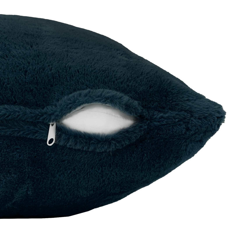 Light Blue Cushion Cover, Rectangle 40cmH x 60cmW, Navy Blue