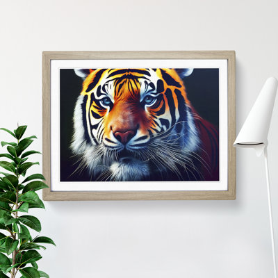 A Tiger Portrait Vol.1 1 Piece Single Picture Frame Wall Art