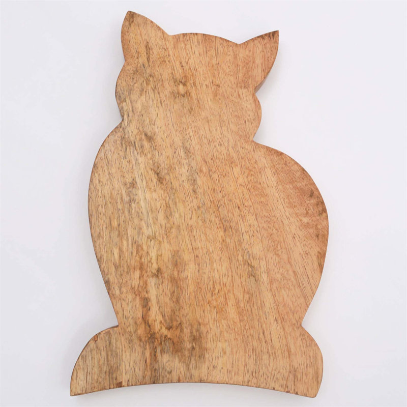 Charmante planche à découper en forme de chat, durable et élégante pour une utilisation quotidienne dans la cuisine