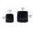 7" Black Ceramic Planters   Of 2 , For Patio, Garden, Windowsill, Featuring Drainage Hole And All - Weather Performance 2, Modern In Ceramic, Suitable With Frost Heat Durability-1748445732
