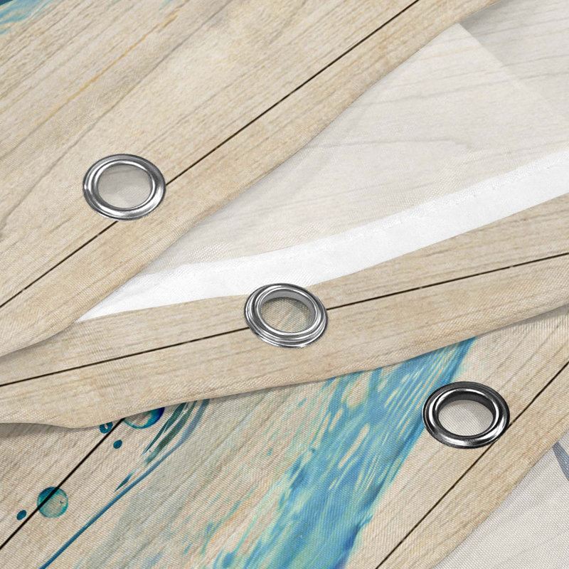 Drôle de rideau de douche avec 12 crochets