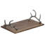 Antler Handle Mango Wood Tray