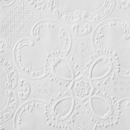 10m L x 52cm W Floral and Botanical 3D Embossed Roll Wallpaper