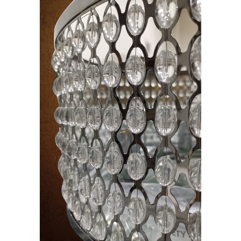Nyx 4 - Light Chrome Drum Pendant