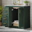Ensemble de meuble-lavabo 36 po avec lavabo en céramique, armoire de rangement en bois massif, ensemble de meuble-lavabo autoportant avec 3 tiroirs et portes à fermeture douce-1401496779-1401496776