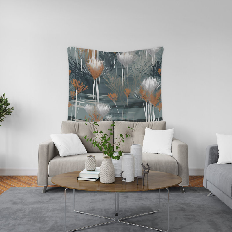 Tapisserie murale, H 88 po x l 104 po 