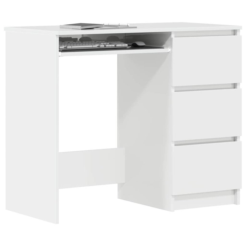 Raeburn Desk, High Gloss White