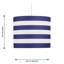 20 cm H Drum Cotton Pendant Shade ( Uno ) in White