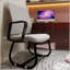 Chaise de bureau moderne minimaliste - structure en métal, douce et confortable, pour la maison et le bureau, disponible en plusieurs couleurs