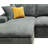 Coffee-Bean Like Upholstered Full Compressed Sectional