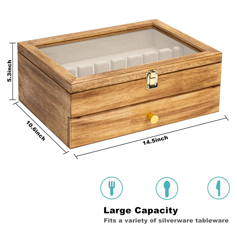 Manufactured Wood Rectangle Chest / Box