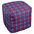 Blue/White/Red Polyester Blend