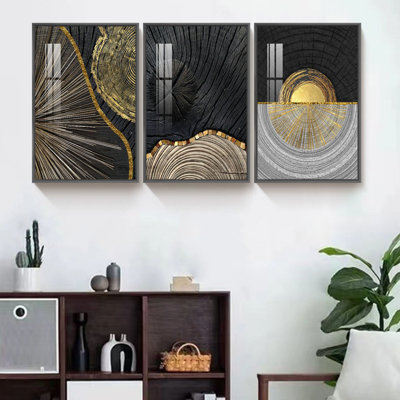 Botanique - ensemble de 3 reproductions d'art sur toile