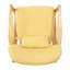 Chaise berçante élégante avec coussin