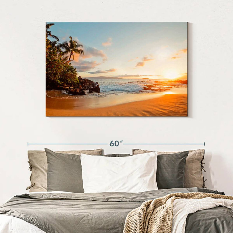 Gillard Tropical Maui Sunset, H 32 po x l 48 po