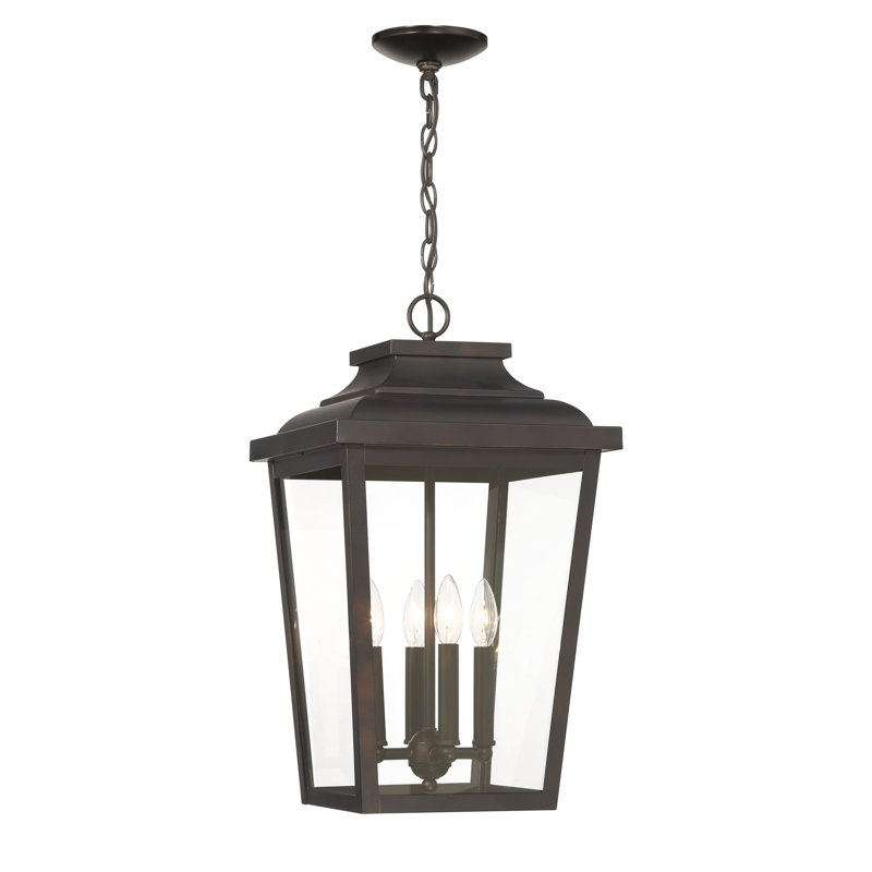 Irvington Manor - Lanterne suspendue à chaîne Xl, H 21,63 po x l 12,5 po x P 12,5 po