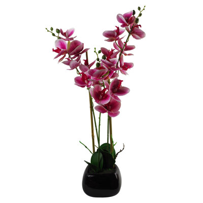 Fabric, Faux Silk, Plastic Artificial Arrangement in Planter