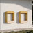 Metal Outdoor Walllight With Solar-Powered LED With Dusk To Dawn(Set of 2)-2081993863-2084198707