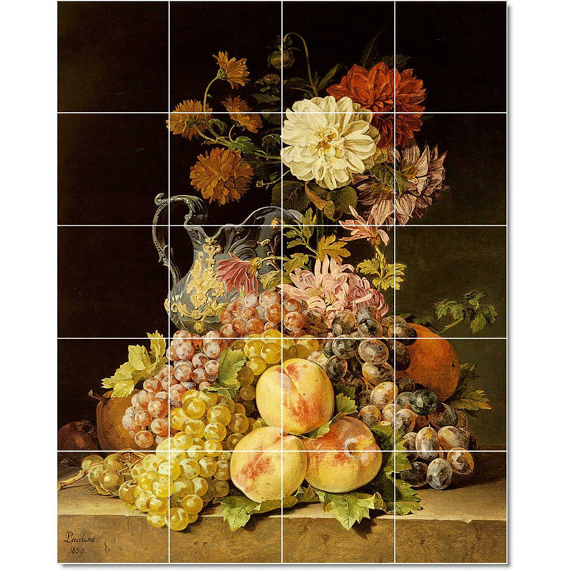 Carreau de céramique décorative 24 po x 30 po 6 po x 6 po, Schmerling Pauline Koudelka W22750